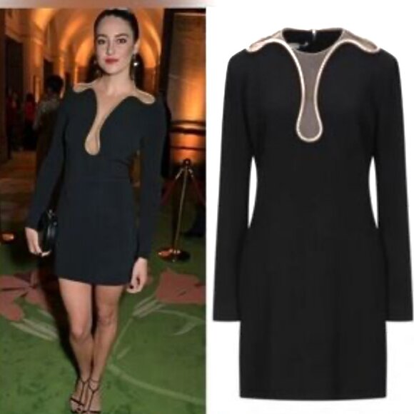 Stella McCartney  net sustain isabela embellished cady and tulle mini dress,40IT - Picture 7 of 10